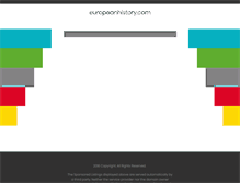 Tablet Screenshot of europeanhistory.com